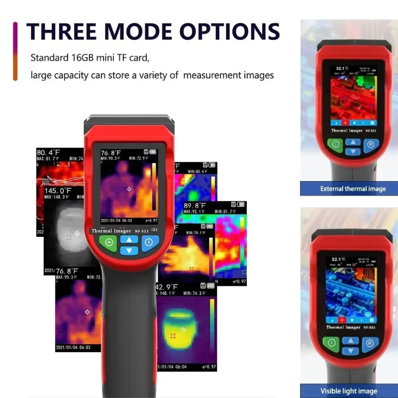 Nf 521 Thermal Imaging Camera - NOYAFA NF-521 English Handheld Infrared Thermal