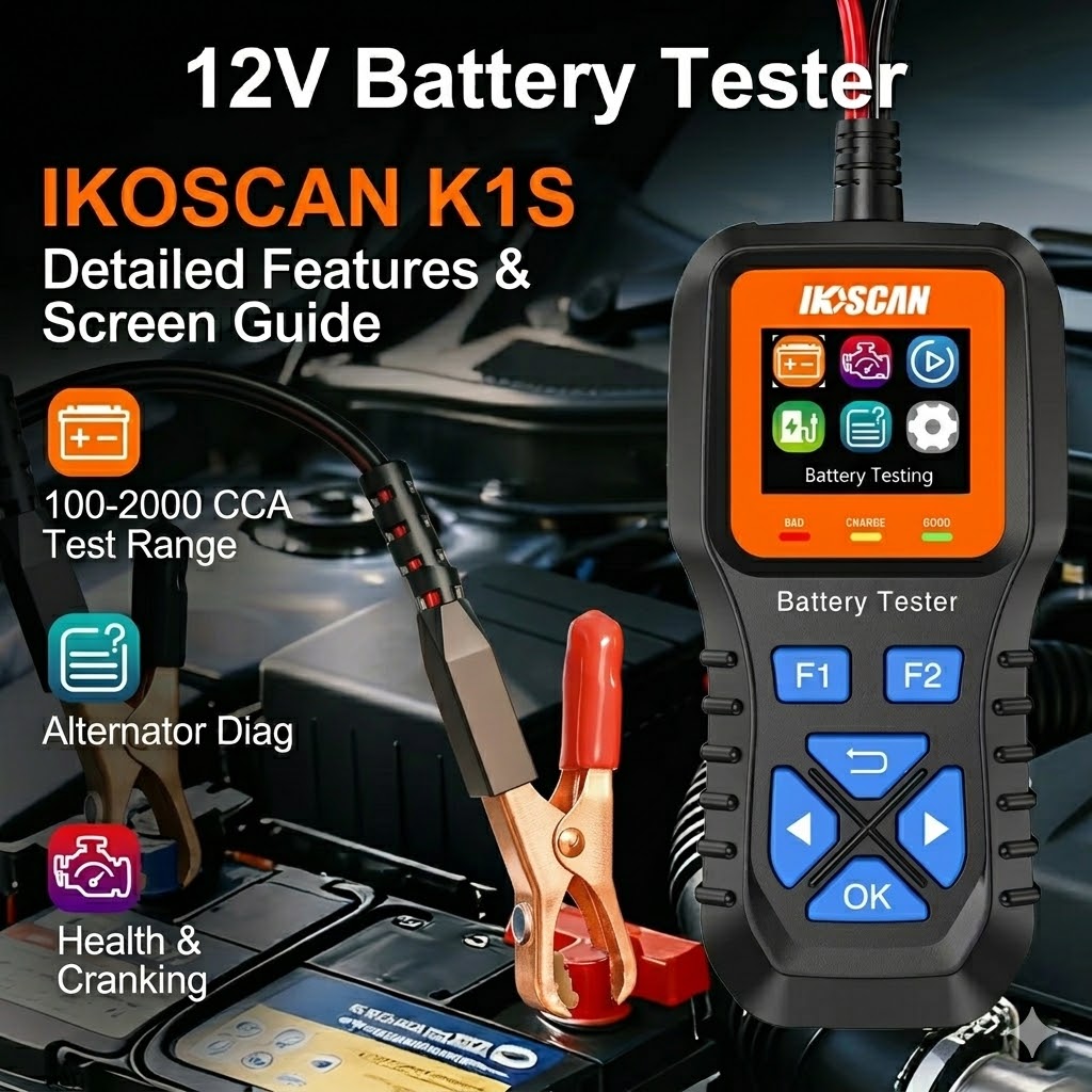 IKOSCAN K1S 12V Car Battery Te - Topdon Tc001 Thermal Camera 评论和价格