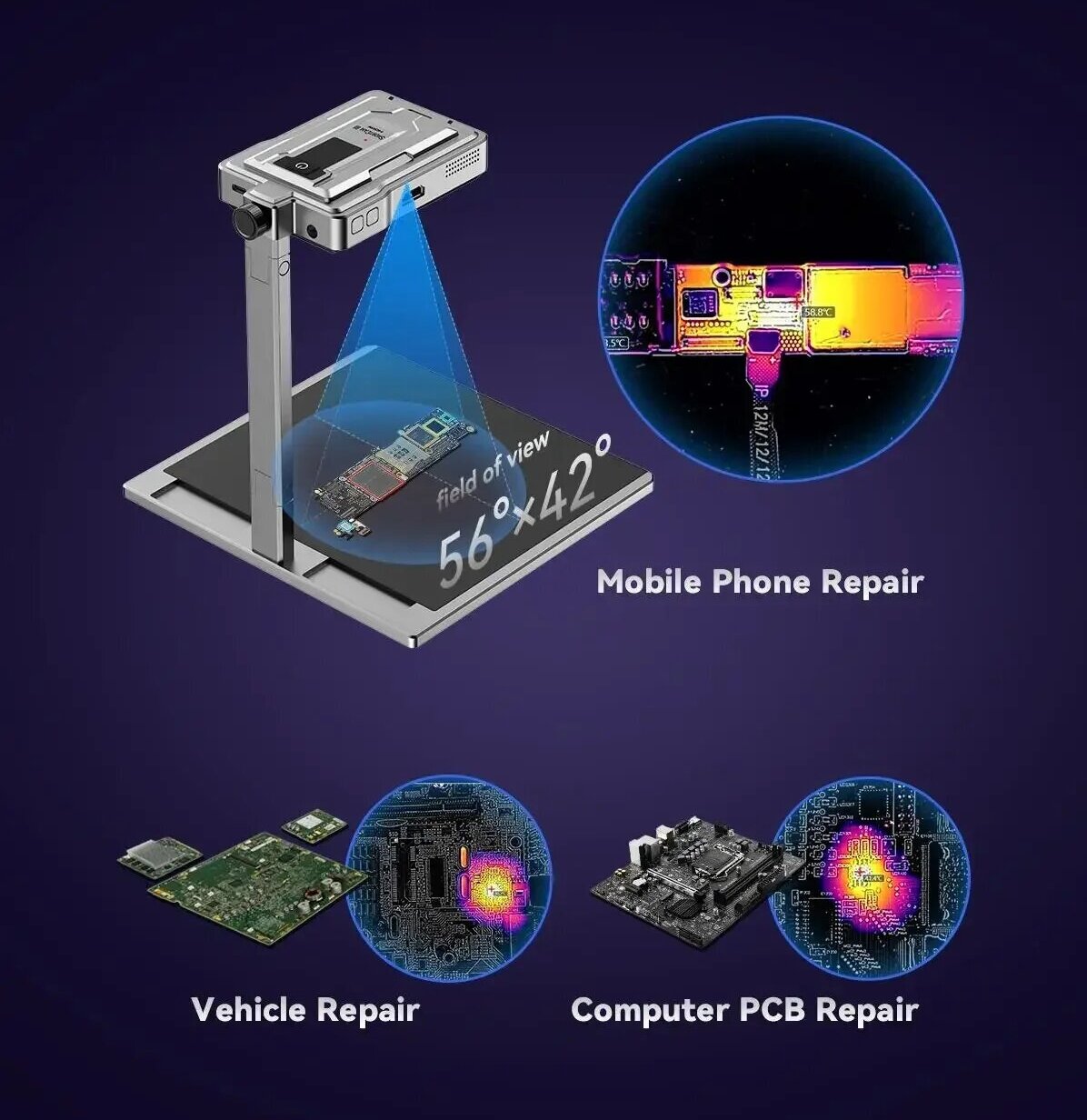 LANGCHI ShortCam III 4K Infrar - Pcb Short Circuit Thermal Diagnostics 评论和价格