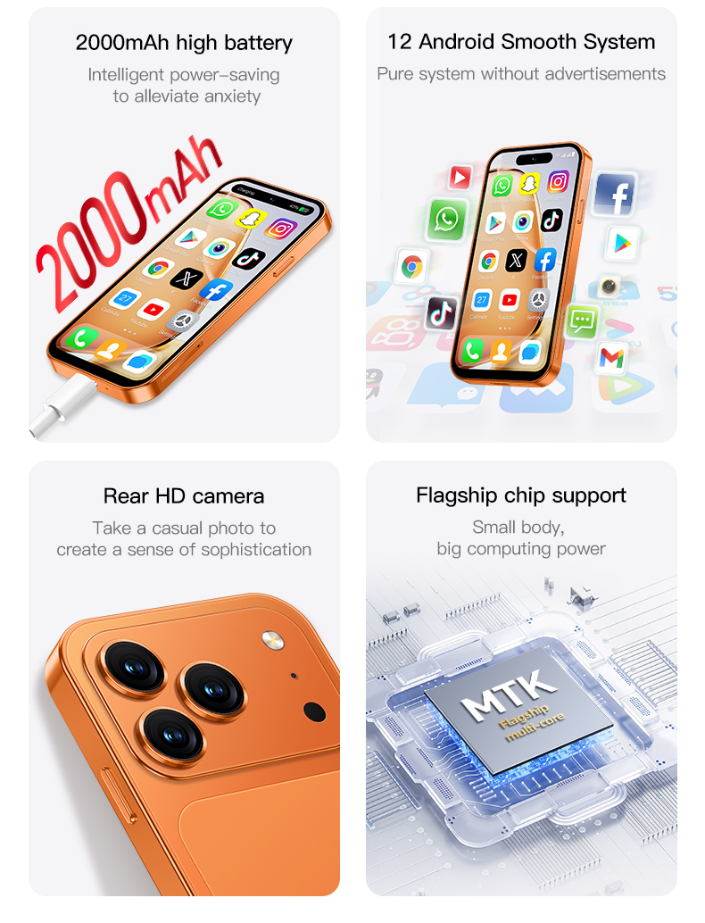 ONEMYTH A18 Pro Mini 4G Smartp - Seek Compact Pro Android 评论和价格