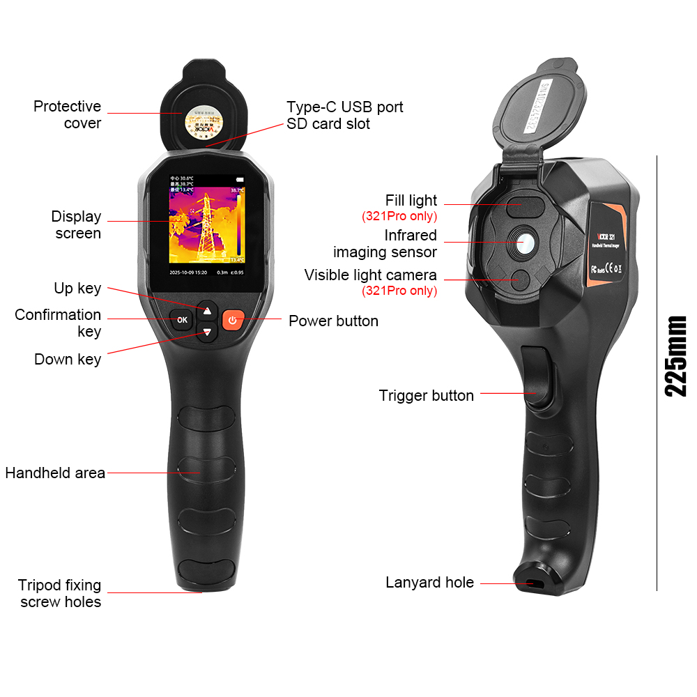 VICTOR 31 Handheid Infrared Th - Nf 521 Thermal Imaging Camera 评论和价格