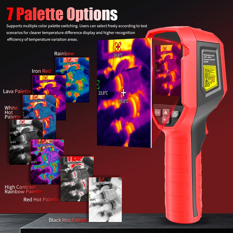 UNI-T UTi120S PLUS Thermal Cam - Nf 521 Thermal Imaging Camera 评论和价格