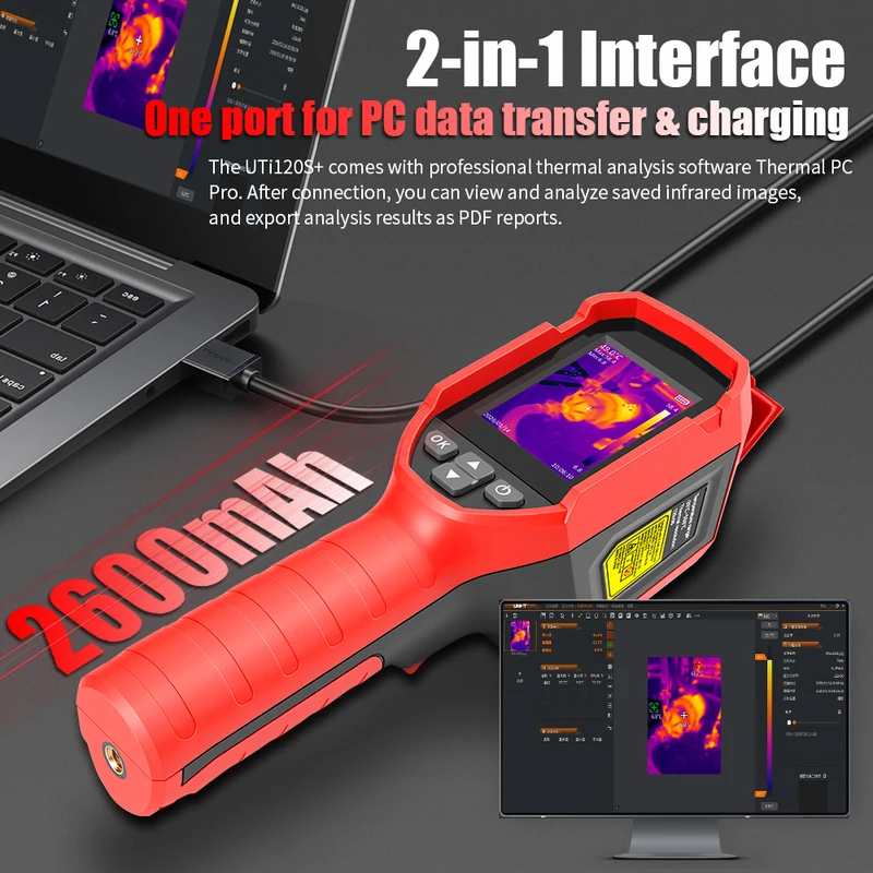 UNI-T UTi120S PLUS Thermal Cam - Nf 521 Thermal Imaging Camera 评论和价格