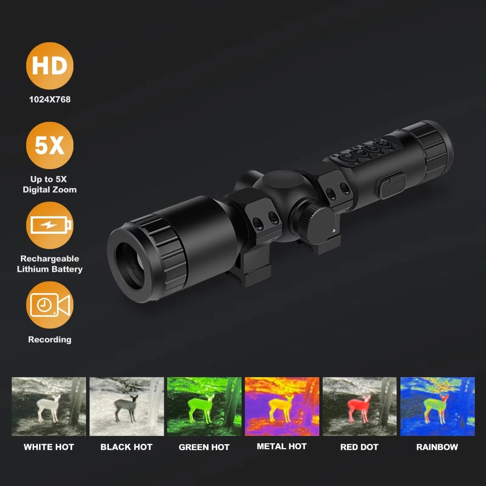 2x-5x TGS300 1024x768 2-5x Mul - Thermal Scope Night Vision Monocular 评论和价格