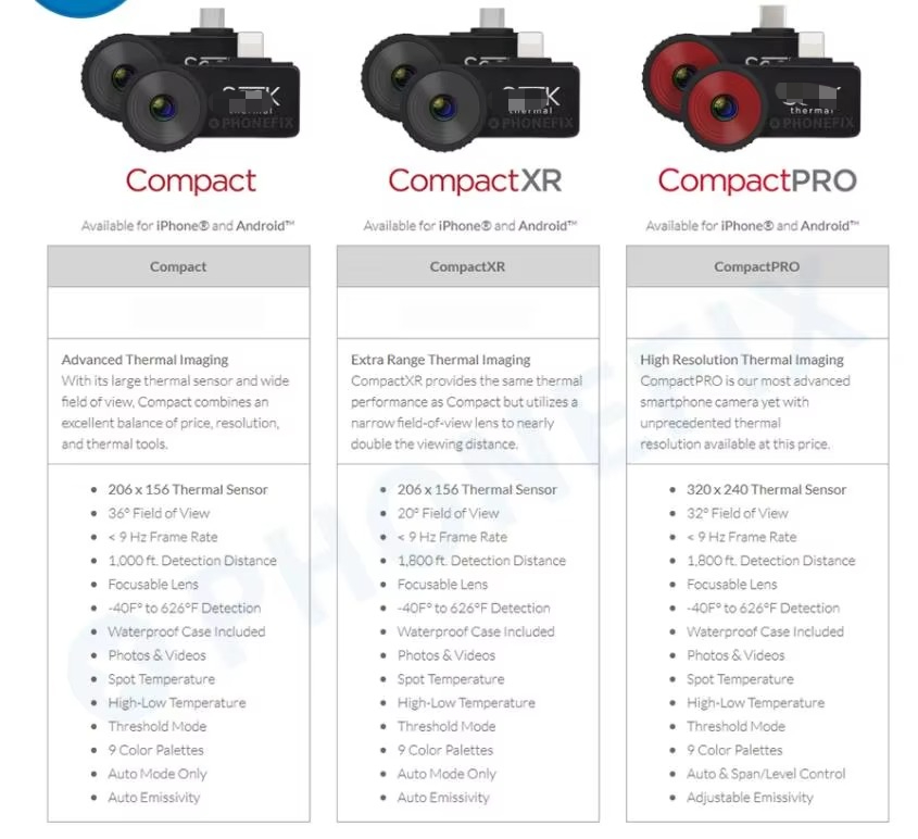 For Seek Thermal Imaging Camer - Seek Compact Pro Android 评论和价格