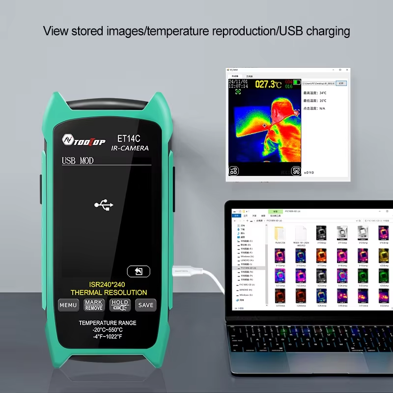 TOOLTOP ET14C 2.8inch Thermal  - Nf 521 Thermal Imaging Camera 评论和价格
