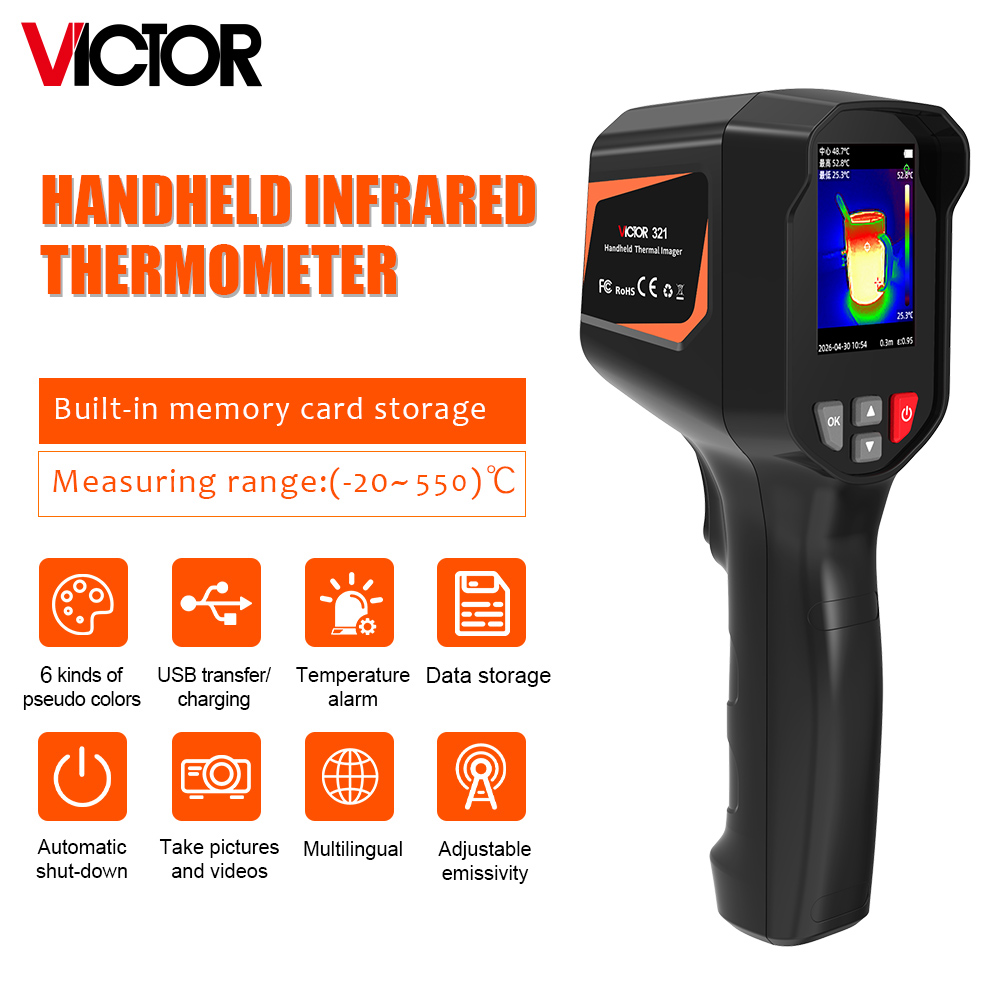 Victor 321 Handheid Infrared T - Nf 521 Thermal Imaging Camera 评论和价格