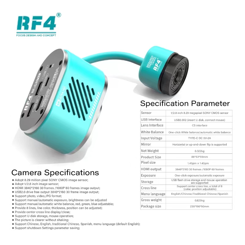 RF4 HD 4K Dual-Spectral Therma - Pcb Short Circuit Thermal Diagnostics 评论和价格