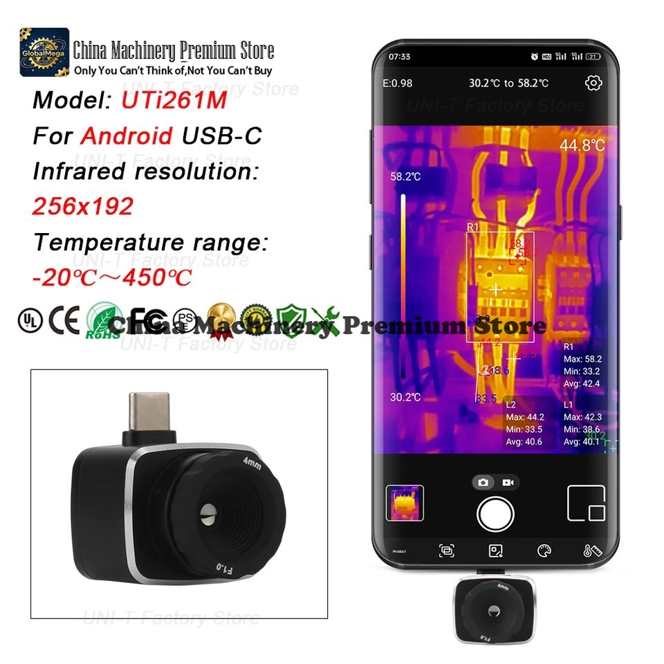 UNI-T Infrared Thermal Imaging - Thermal Imaging Camera 256X192 评论和价格
