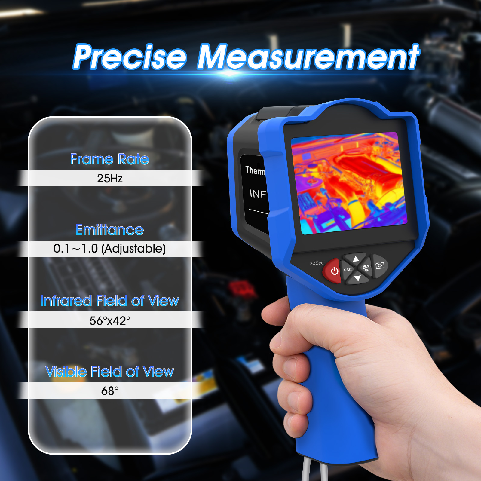 HoldPeak Thermal Imaging Camer - Thermal Imaging Camera 256X192 评论和价格