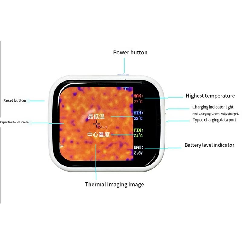 ABXD Thermal Imager 320 X  240 - Underfloor Heating Thermal Detector 评论和价格